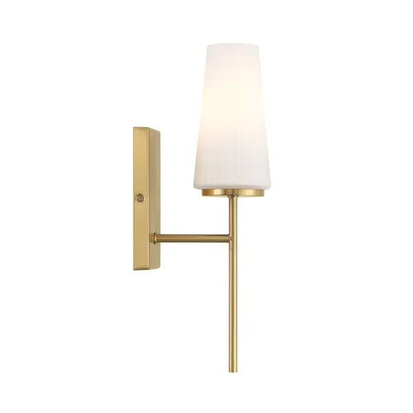 1-Light Wall Sconce in Natural Brass - Image 5