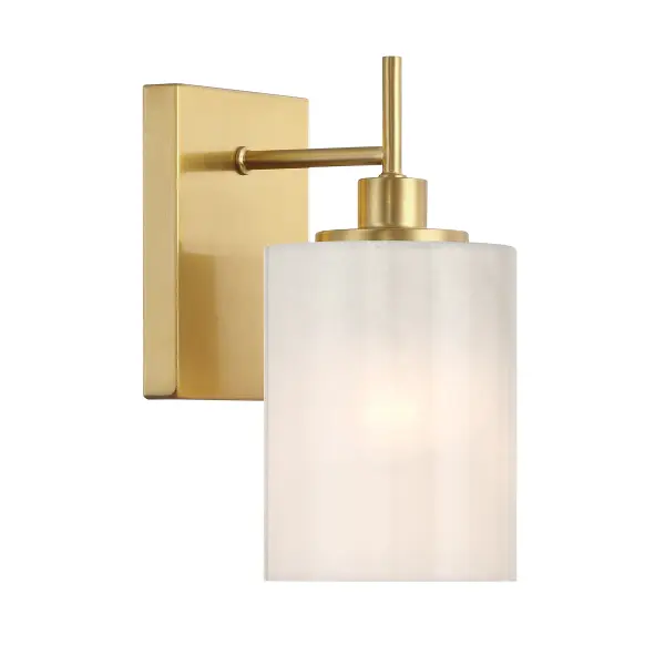 1-Light Wall Sconce in Natural Brass - Image 1
