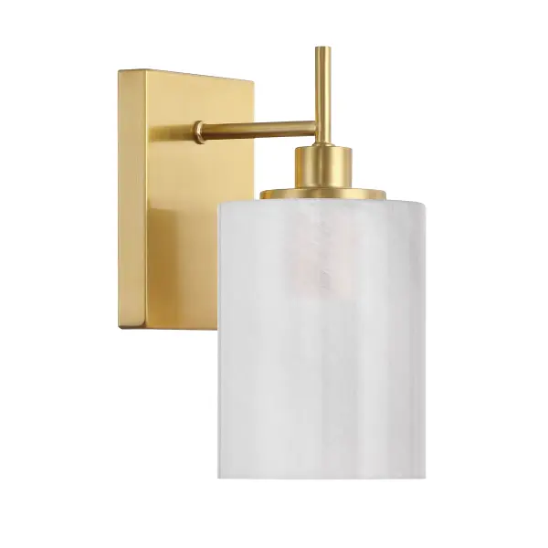 1-Light Wall Sconce in Natural Brass - Image 2
