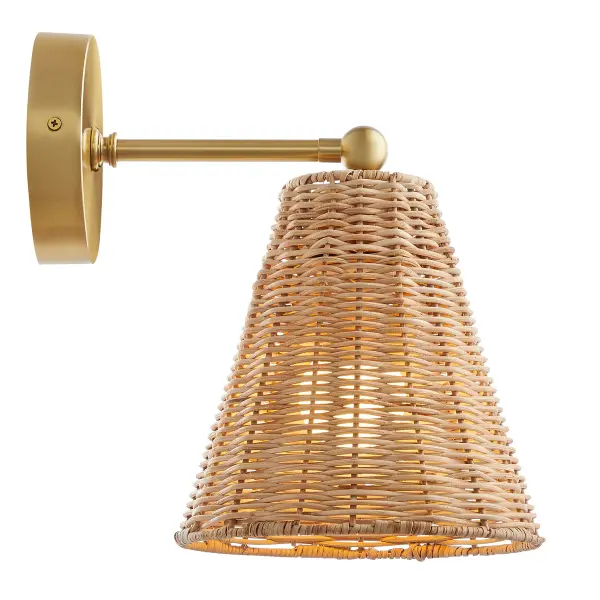 1-Light Wall Sconce in Natural Brass (Set of 2) - Image 3