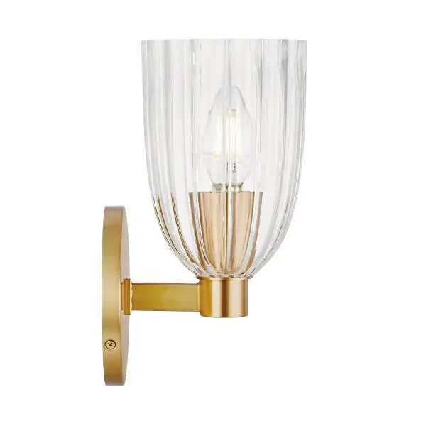 1-Light Wall Sconce in Natural Brass - Image 3