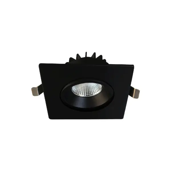 Spec Sheet AD-LED-4-S12W-xx-LREY-SQ Product Features 4″ Square Venus gimbal LED with regressed optics Adjustable 20° each direction and with 360° rotation 2 light options: 5 CCT selectable 2700K to 5000K, or Dim-to-Warm 3000K to 1800K Default Driver Input & Dimming: 120V AC 50/60 Hz – Triac Dimmable Optional Driver Input & Dimming: 120V-347V AC 50/60 Hz – 0-10V Dimmable 2 1/4″ Deep – Fits in limited space ceilings Type IC Rated – No Housing Required Triac dimmable down to 5% Wet Location & Airtight - alternate view