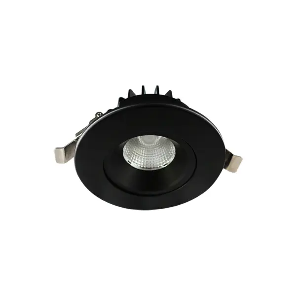 Spec Sheet AD-LED-4-S12W-xx-LREY Product Features 4″ Round Venus gimbal LED with regressed optics Adjustable 20° each direction and with 360° rotation 3 light options: 3000K single color, 5 CCT selectable 2700K to 5000K, or Dim-to-Warm 3000K to 1800K Default Driver Input & Dimming: 120V AC 50/60 Hz – Triac Dimmable Optional Driver Input & Dimming: 120V-347V AC 50/60 Hz – 0-10V Dimmable 2 1/4″ Deep – Fits in limited space ceilings Type IC Rated – No Housing Required Triac dimmable down to 5% Wet Location & Airtight - alternate view