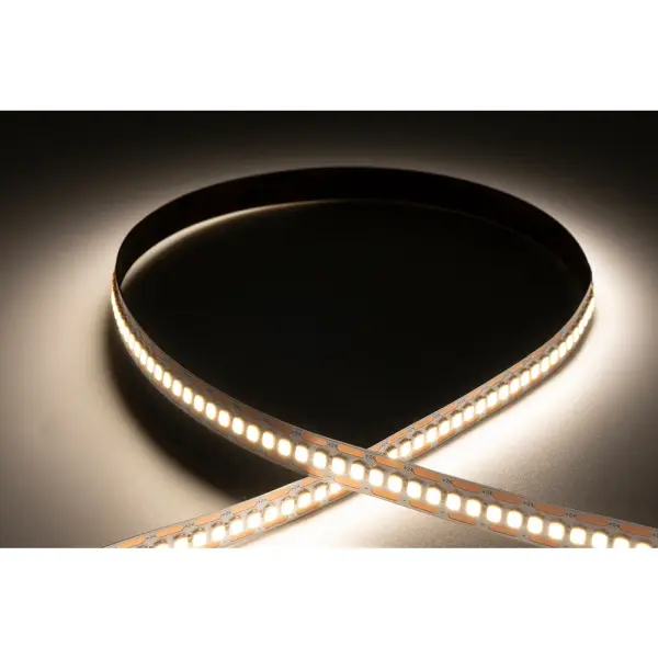 Spec Sheet ES-FS2835C-240-24-IP20 Sell Sheet ES-FS2835C-240-24-IP20 Product Features High Power 7 W/ft Ultra Bright LED tape light Precise fit in your application – cuttable every 5/16″ CRI 90+ for true color rendering Reinforced design for stable performance when bending & twisting 3 oz copper PCB and real gold wires for superb light maintenance Wires on both ends, options of 16ft and 100 ft reels In stock 2700K, 3000K, 4000K & 5000K Double sided adhesive 3M tape Warranty: 5 Year Indoor / 3 Year Outdoor cULus certified