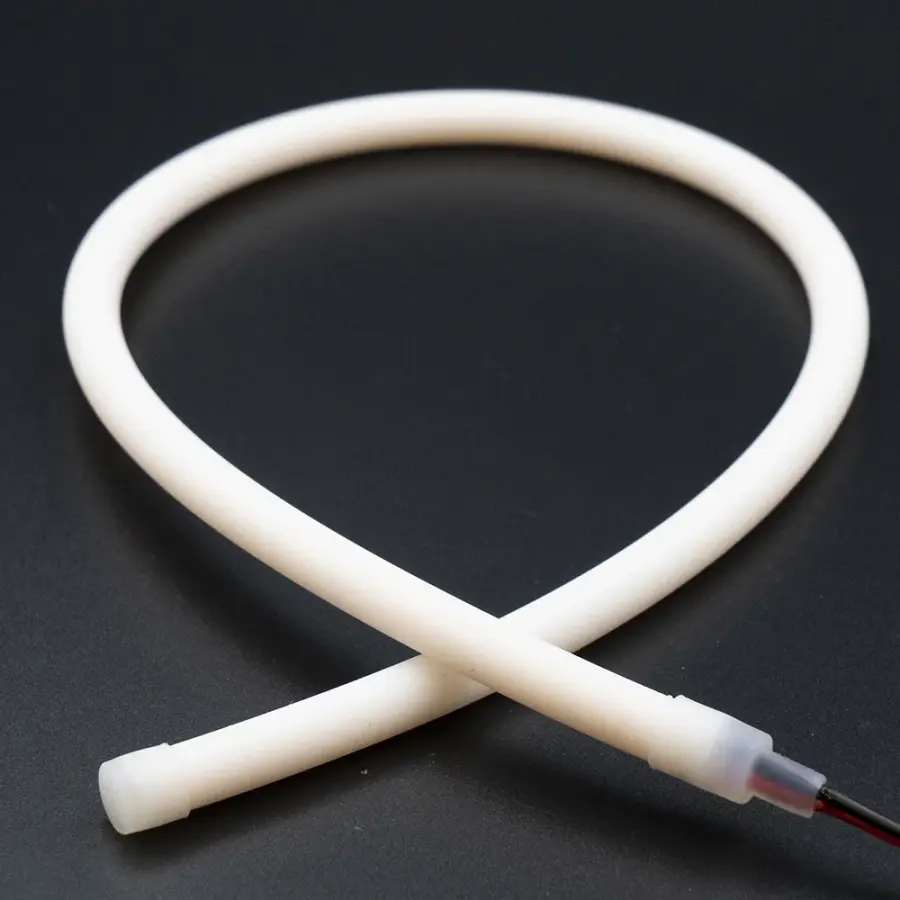 Round 8mm 3D Bendable LED Neonflex 24V 2.4W/ft IP67 - Image 2