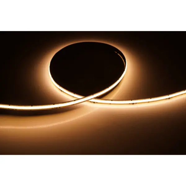 Spec Sheet ES-FSCOBWW+W-24-2-DTW Sell Sheet ES-FSCOBWW+W-24-2-DTW Product Features High Quality COB LED flexible strip 24V DC for dry locations Dim To Warm 3000K to 1800K No additional controllers needed for changing the light temperature Seamless linear light – no diffused cover needed No hotspots and with CRI 90+ for vibrant colors Reinforced design for stable performance when bending & twisting 3 oz copper PCB and real gold wires for superb light maintenance Wires on both ends Double sided adhesive 3M tape Warranty: 5 Year Indoor / 3 Year Outdoor cULus certified