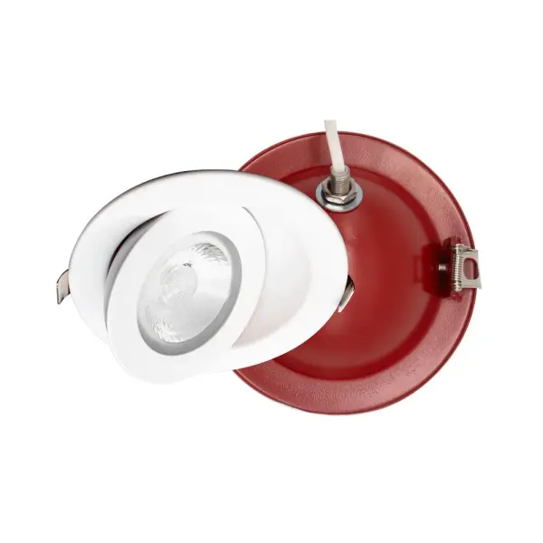 Spec Sheet Spec Sheet FR-LED-4-S9W-5CCT-FG Sell Sheet Fire Rated models Lotus LED Lights Product Features 2 Hour Fire Rated without additional housing or hardware Heat Resistant Steel Casing provides up to 2 Hour Fire Protection Heavy Duty Steel Spring Clips for easy & secure installation 1 1/4″ Spring Height for installations on up to 2 x 5/8″ drywall 1 1/2″ Thin – Install in Limited Ceiling Spaces Beam options: 38° (standard), 24° & 60° available as adder Type IC, Damp Location & Air-Tight Rated Plenum Rated Cable for Commercial Installations Driver Inside Connection Box – No Junction Box Needed 5 CCT User Selectable Light Colors CRI 90+ for True Color Rendering