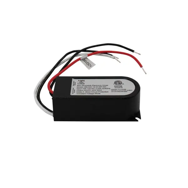 Spec Sheet Spec Sheet HBL024-12-24-MP-ND Product Features 24V DC 24W Class 2 Mini Electronic Driver Super Compact – fits in limited spaces Non Dimmable Constant Voltage Type c ETL us Listed, Class 2 Warranty: 3 Year