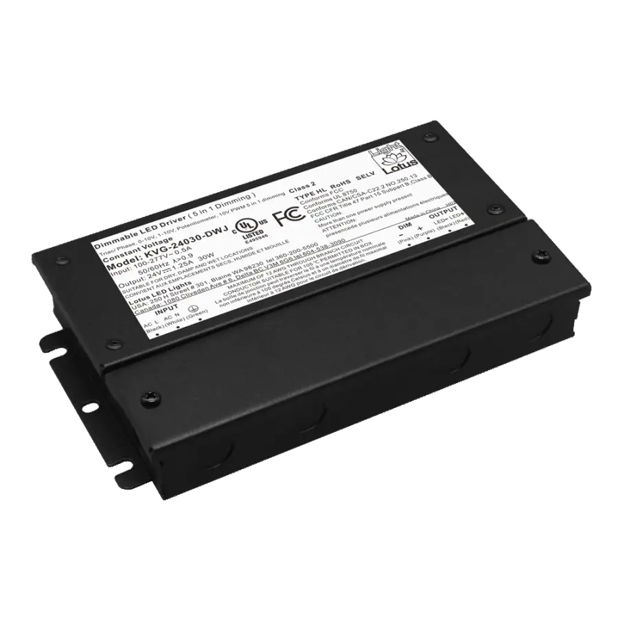 24V Constant Voltage Driver 30W 5-in-1 Dimmable - Image 1