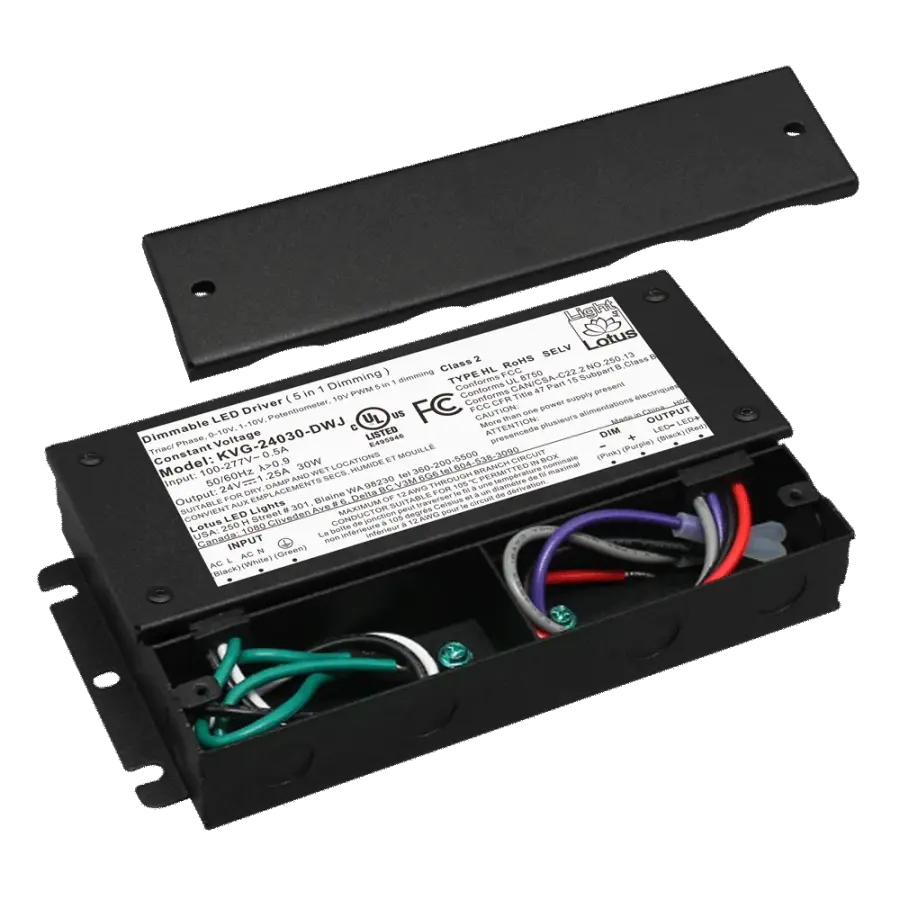 24V Constant Voltage Driver 30W 5-in-1 Dimmable - Image 2