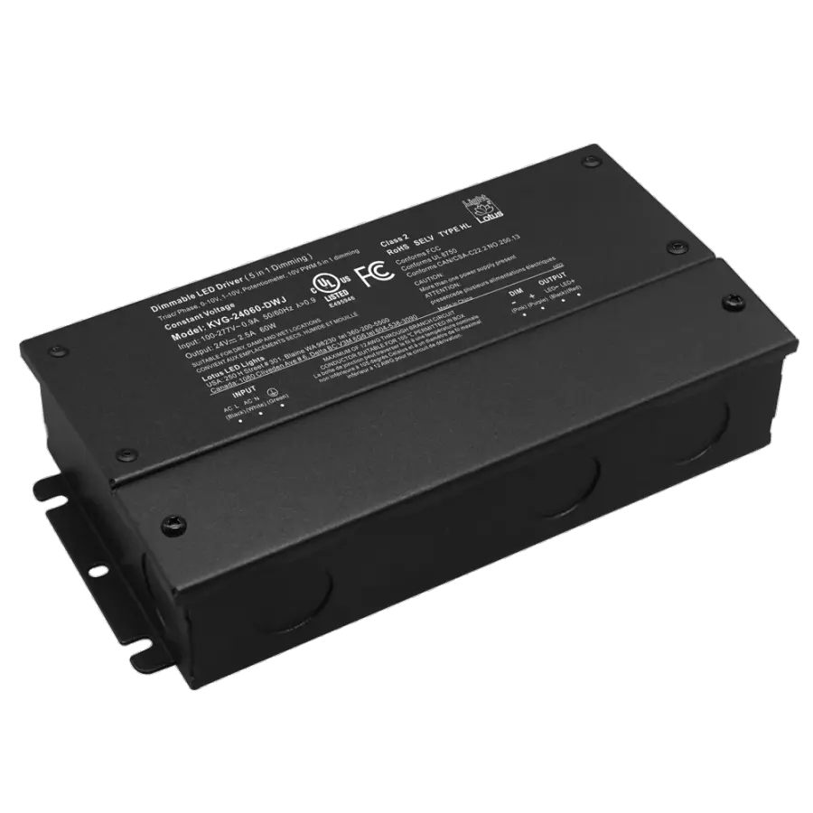 24V Constant Voltage Driver 60W 5-in-1 Dimmable