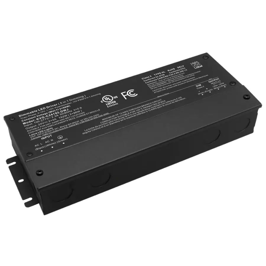 24V Constant Voltage Driver 192W 5-in-1 Dimmable
