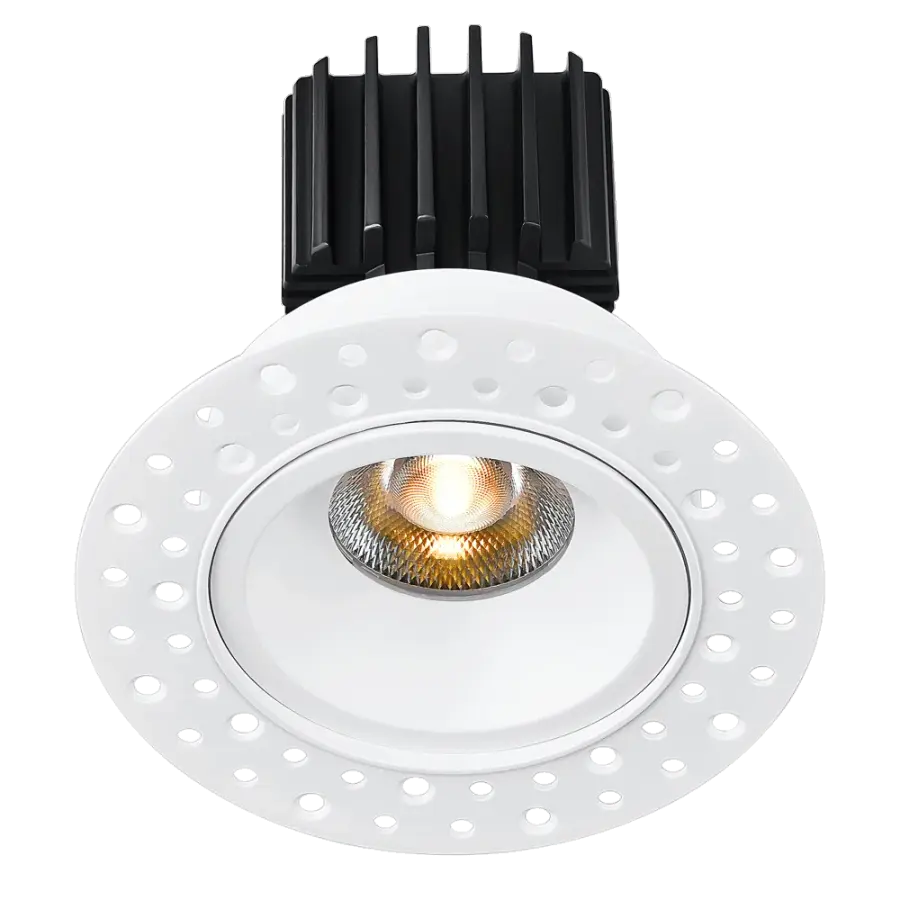 Tangra 3″ Fixed Round Recessed Invisible Trim - Image 1