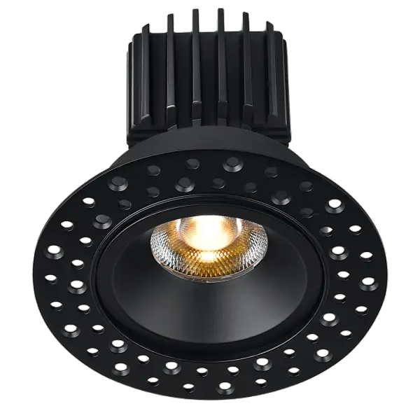 Tangra 3″ Fixed Round Recessed Invisible Trim - Image 2
