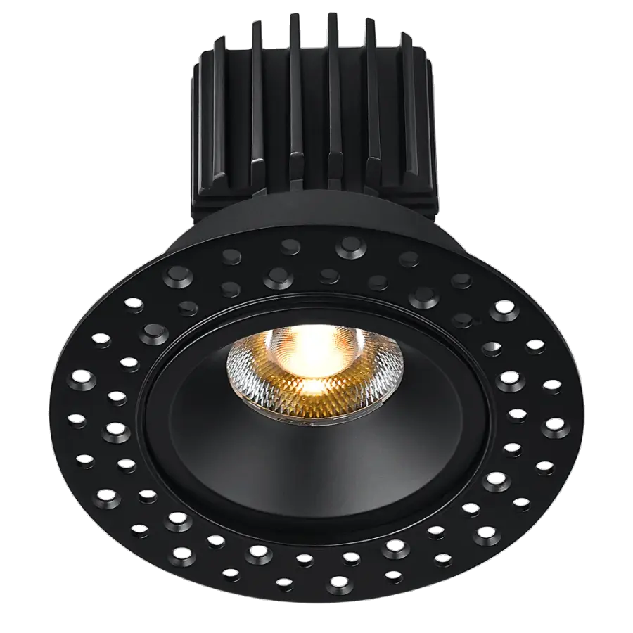 Tangra 3″ Fixed Round Recessed Invisible Trim - Image 2