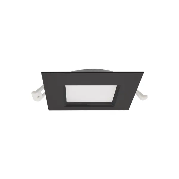 Spec Sheet Spec Sheet LED-S9W-5CCT-SQ-BF Product Features 1/2″ Deep – Fits Directly Under Joists 1/4″ Regressed with Baffle Reflector for Reduced Glare 5 Light Colors User Selectable: 2700K | 3000K | 3500K | 4000K | 5000K White & Black trims in stock Type IC Rated – No Housing Required Driver Inside Connection Box – No Junction Box Needed Triac Dimmable with most CL dimmers 120V input Warranty: 3 Year - alternate view