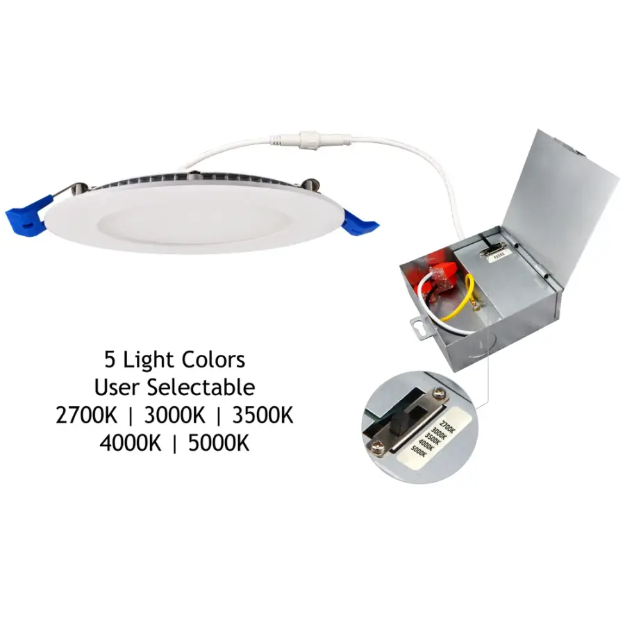 4″ Round Super Thin Budget 9W LED - Image 2