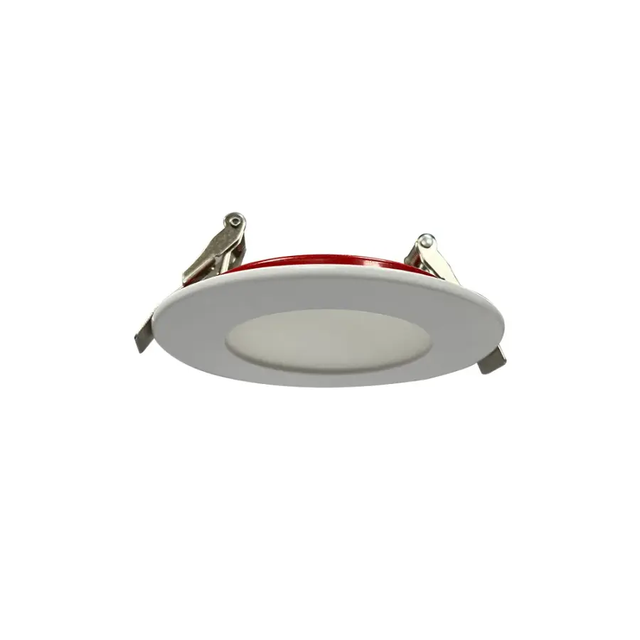 4″ Round Fire Rated Flat Edgelit LED 9W 5CCT - Image 1