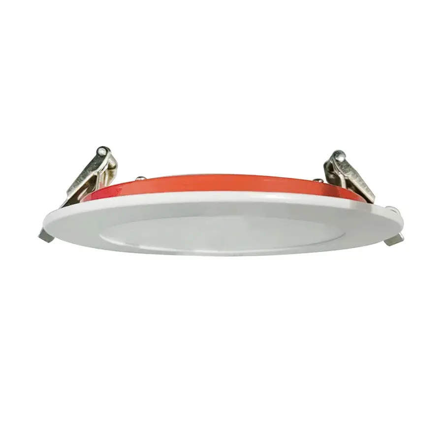 6″ Round Fire Rated Flat Edgelit LED 12W 5CCT - Image 1