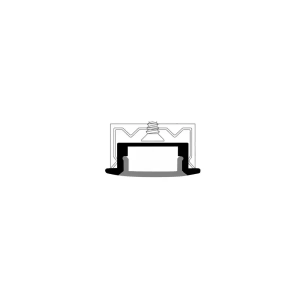 Recessed Mount Aluminum Profile 24 x 8 mm - Image 2