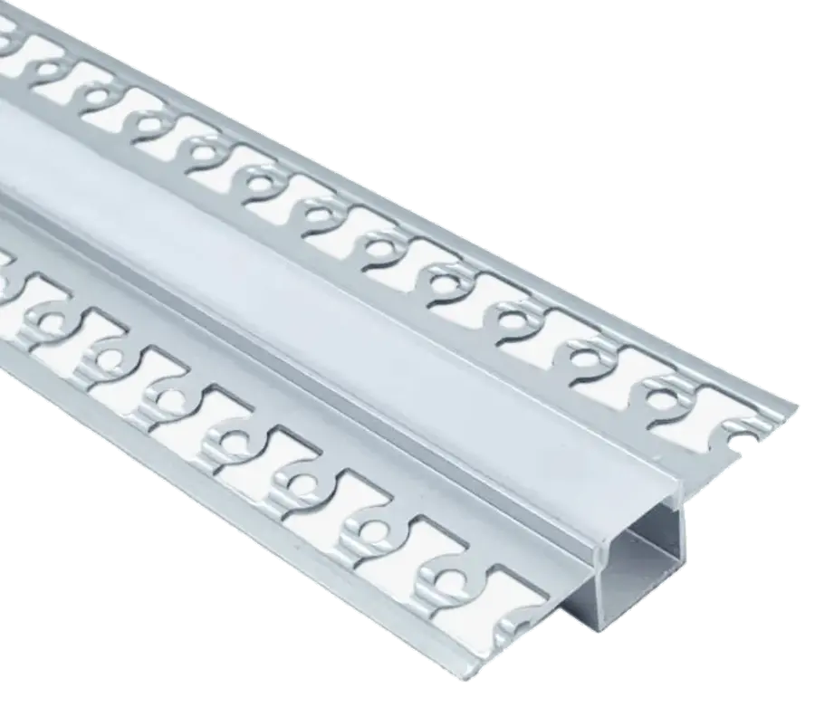 Trimless Mud-in Mount Aluminum Profile 57 x 13 mm