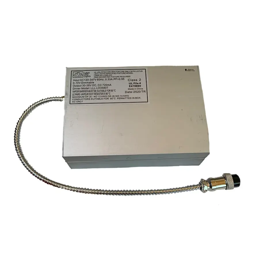 120-347V input 0-10V dimmable driver 33W