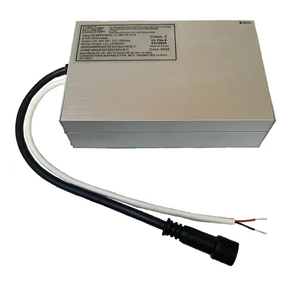 Spec Sheet Spec Sheet LLL-LD50WH Product Features 347V input 0-10V Dimmable To be used with Lotus LED Lights model LL10R