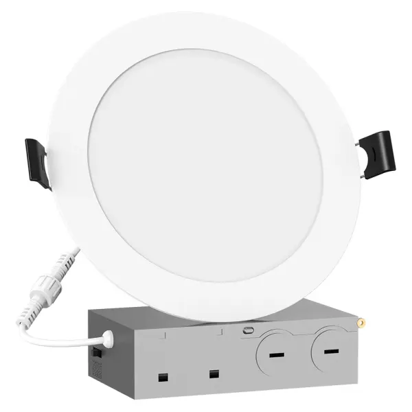 Lotolite 6″ Slim Round Panel LED 1400 lm 12W - Image 3