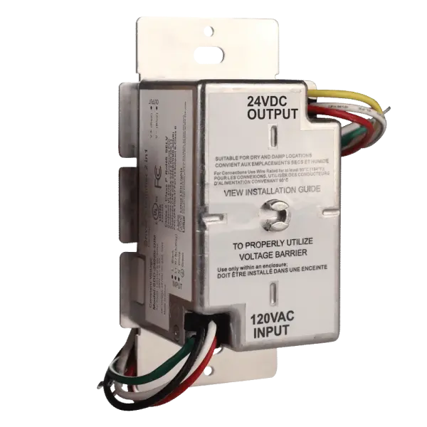 Spec Sheet Spec Sheet SDD-24060-CCT Product Features Driver + Dimmer + Tunable White Controller 3 in 1 Eliminates compatibility issues between drivers and dimmers Smooth control of the light color from 2700K to 5000K 60W Class 2 power supply for electrical box installation 120V AC Input, 24V DC Constant Voltage Output 2.5A No minimum load Dimming Range from 0.3% to 100% Dry & Damp Locations approved cULus, Class P, FCC Part 15 Subpart B Class B Warranty: 5 Year when used with Lotus products - alternate view