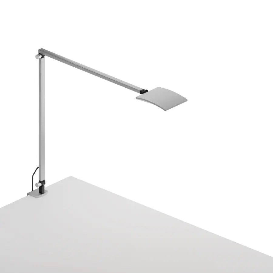 Mosso LED Desk Lamp with Clamp in Silver
