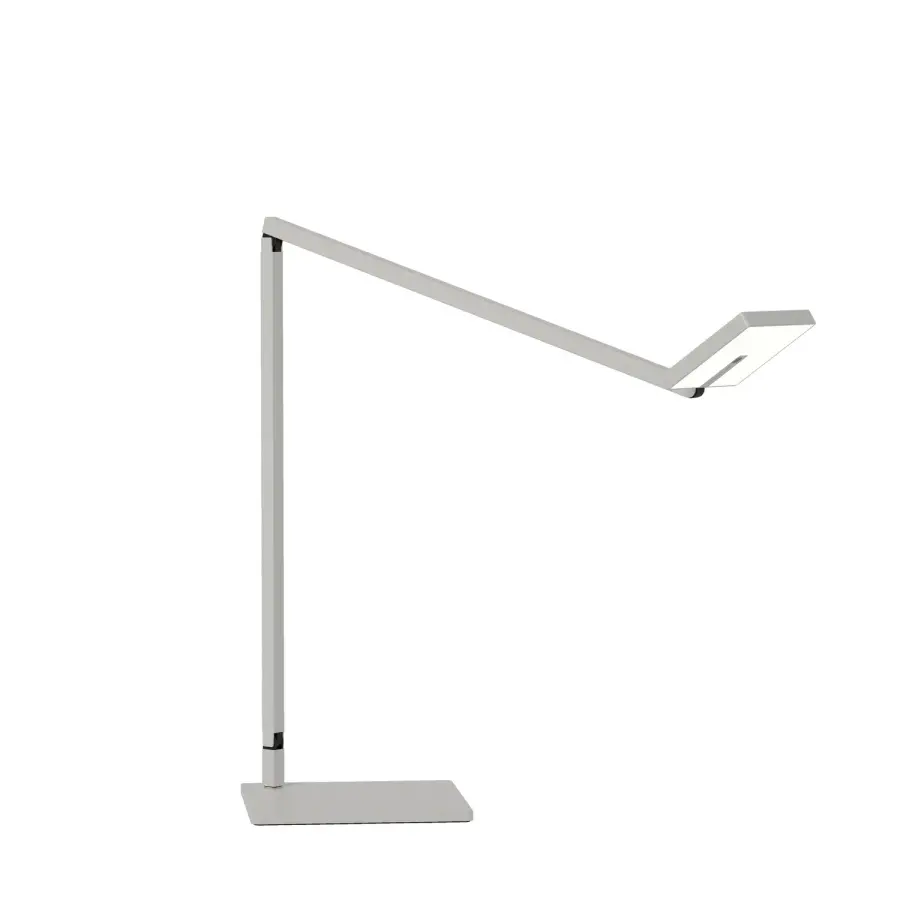 Focaccia LED Desk Lamp in Silver