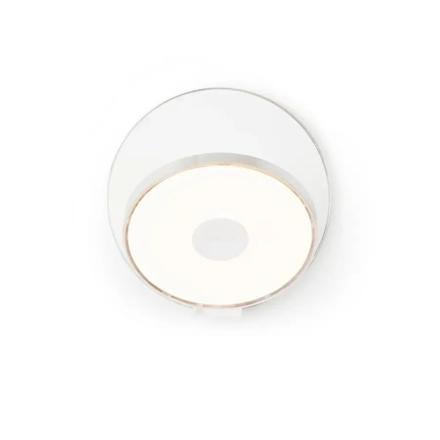 Gravy LED Wall Sconce in Chrome and Matte White