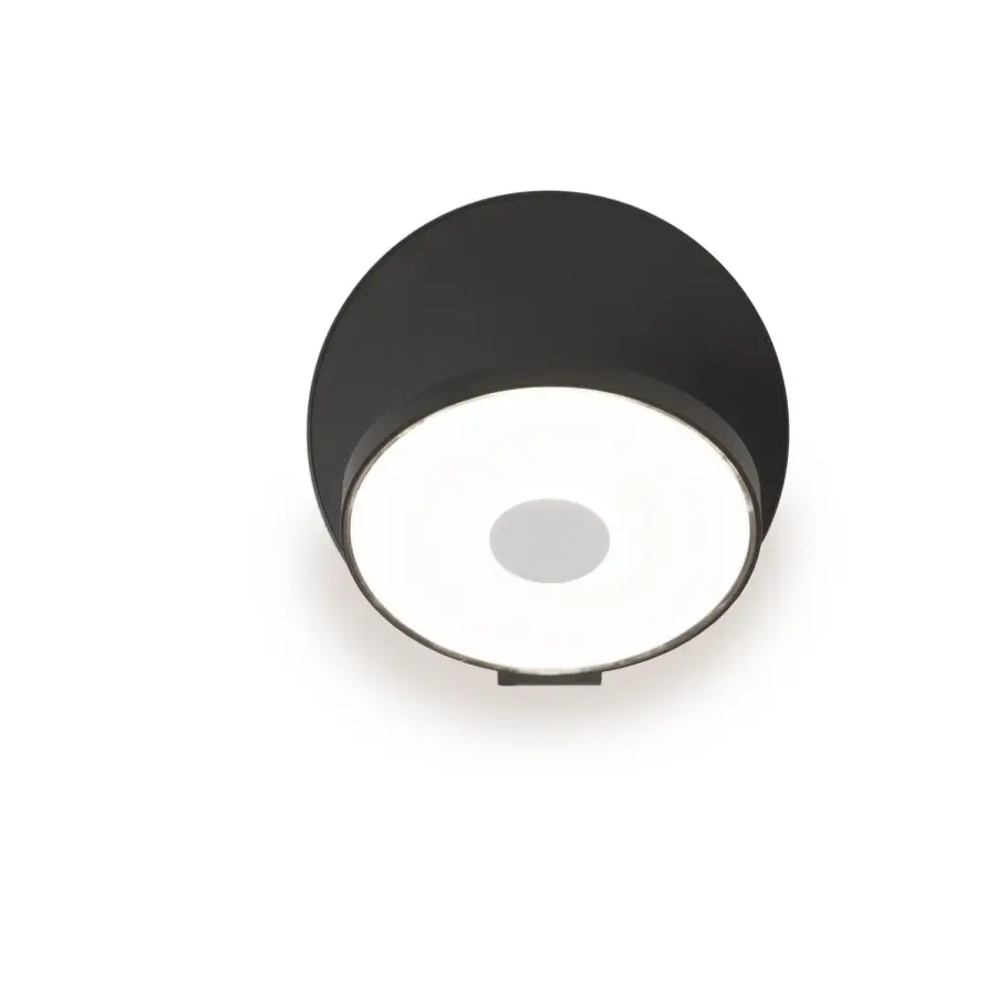 Gravy LED Wall Sconce in Metallic Black
