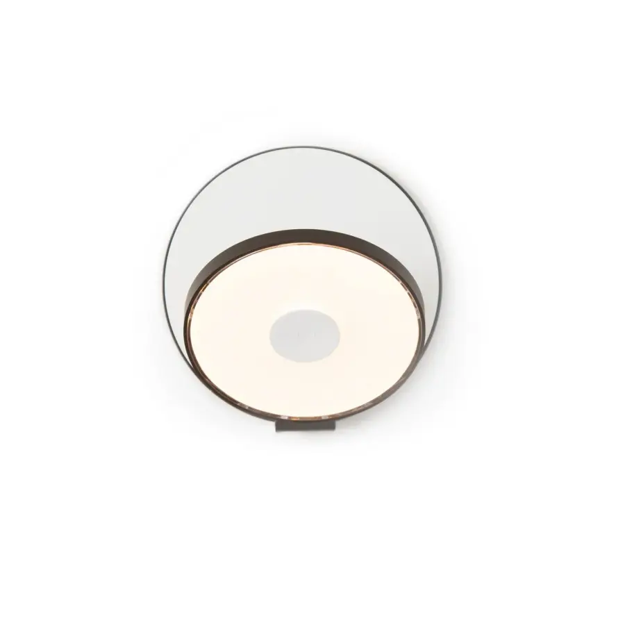 Gravy LED Wall Sconce in Metallic Black and Matte White