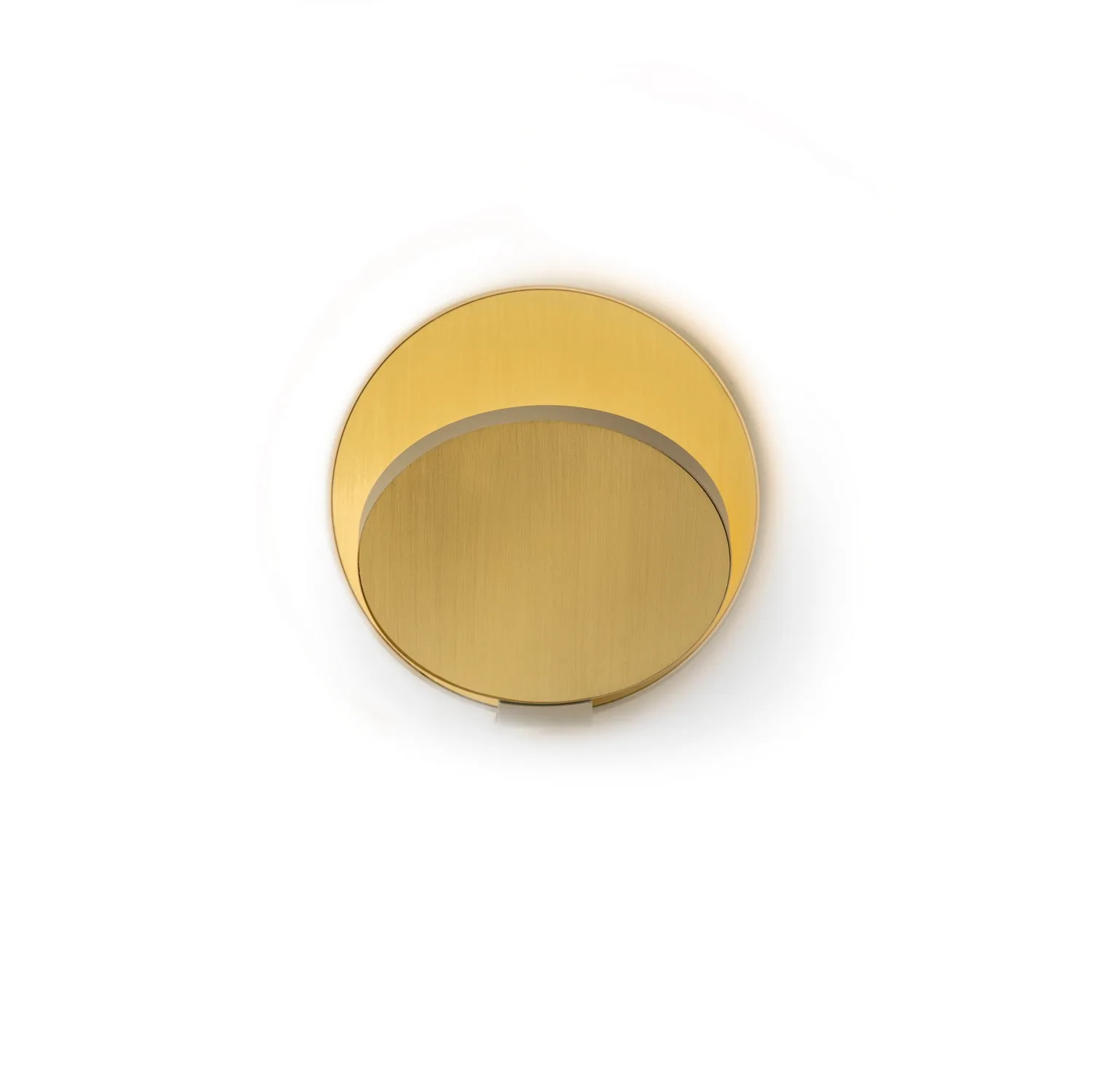 Gravy LED Wall Sconce in Silver and Brushed Brass