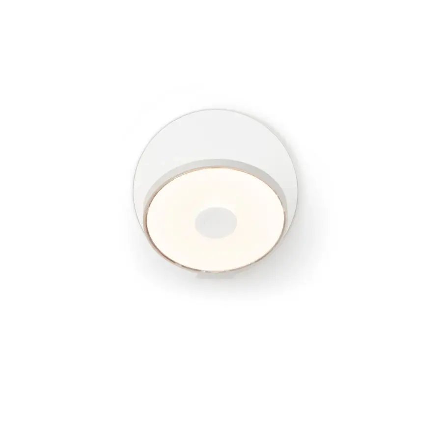 Gravy LED Wall Sconce in Silver and Matte White
