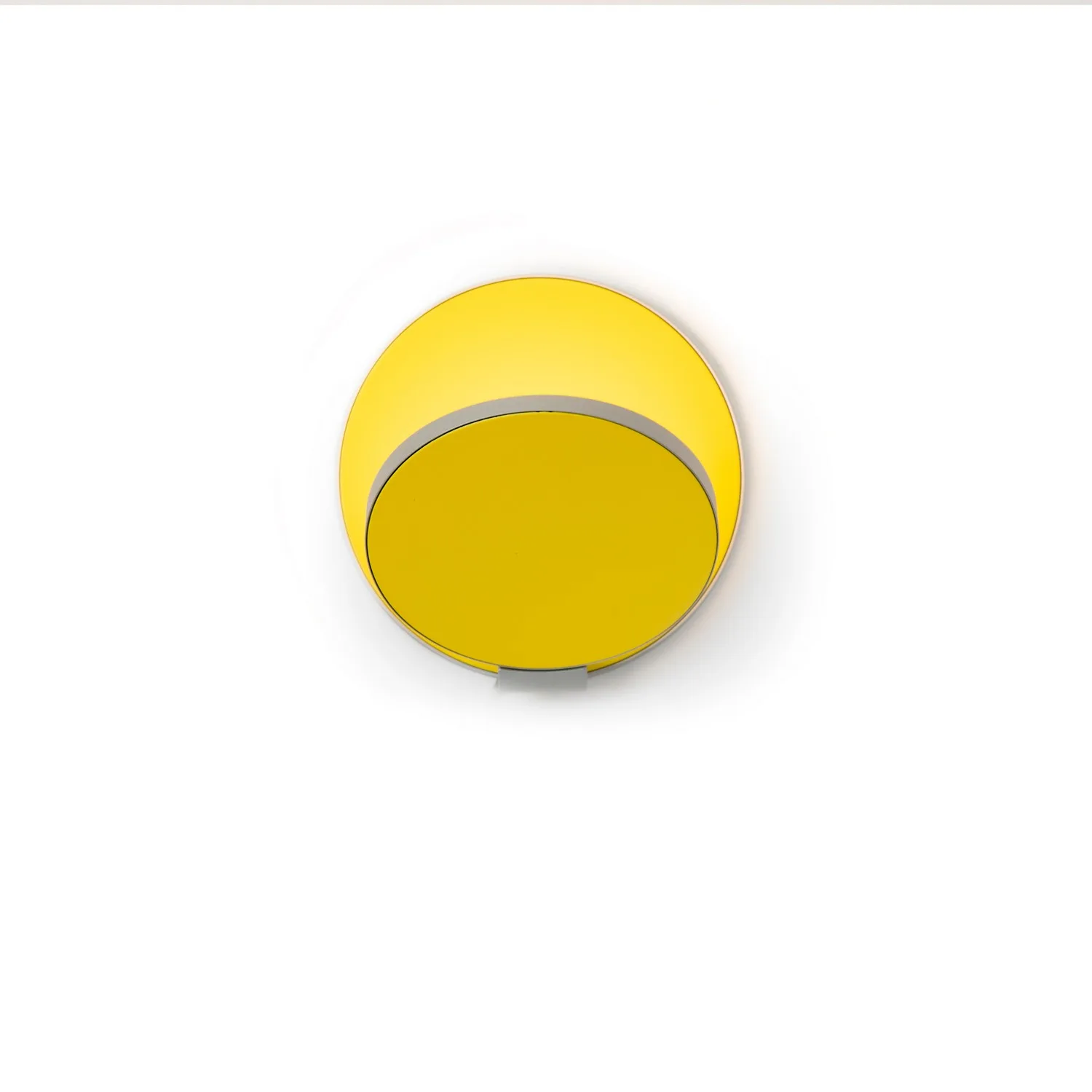 Gravy LED Wall Sconce in Silver, Matte Yellow