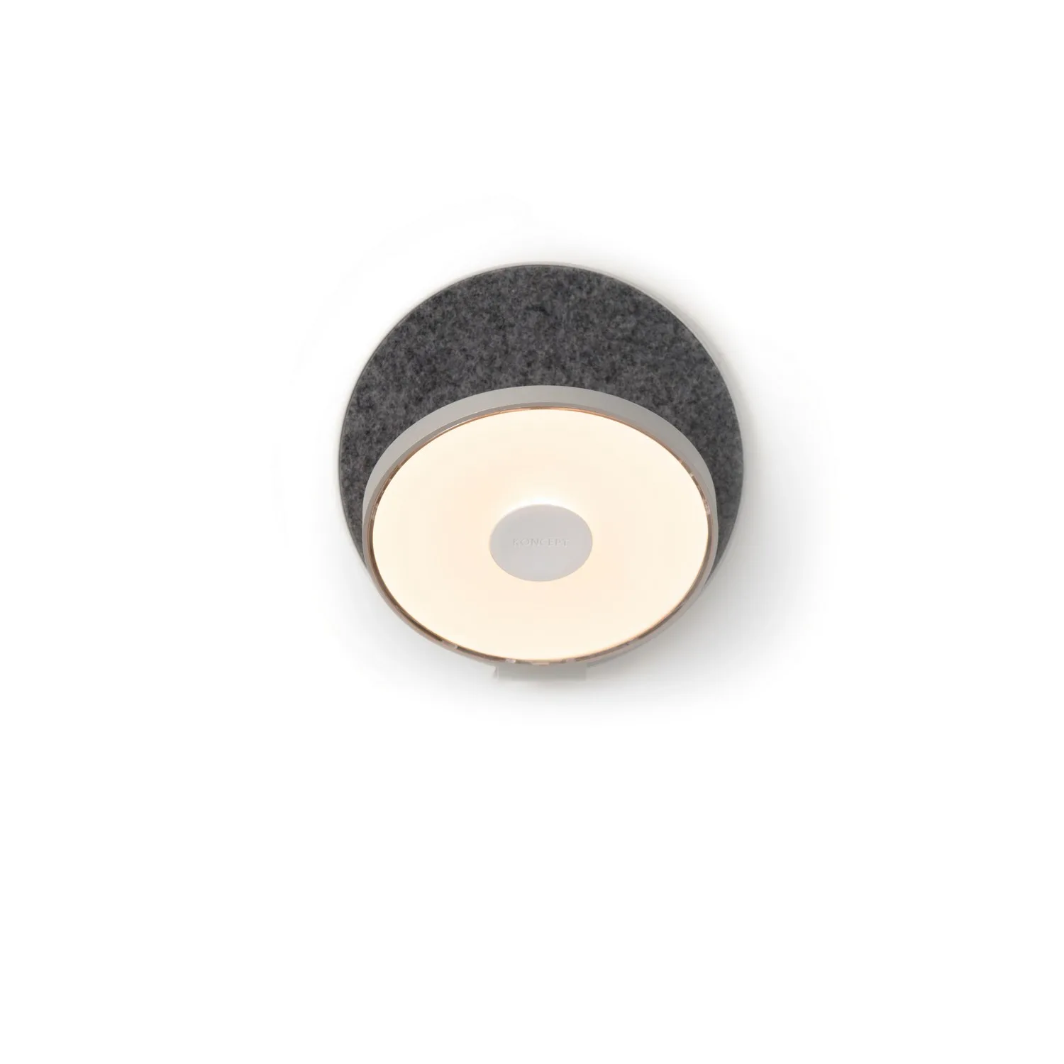 Gravy LED Wall Sconce in Silver, Oxford Felt