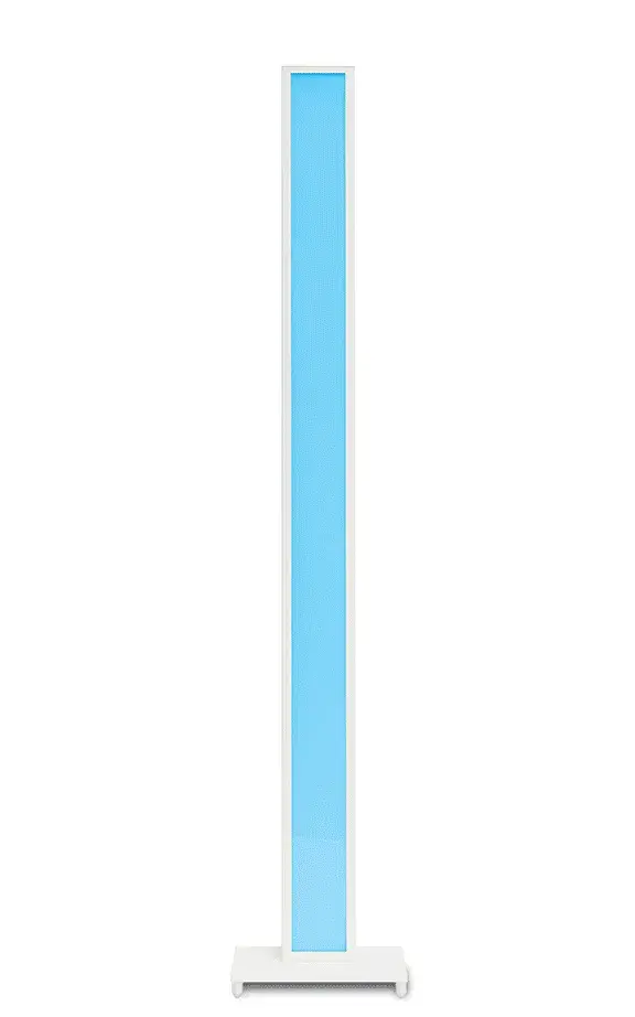 Tono brings a whole new level of decorating to your room or office. Instead of providing standard white light, Tono offers a multitude of colors - including traditional white. Turn the lamp toward the room and watch the colors change, or turn it toward the wall to splash color on your walls. For those who crave the non-traditional, Tono is the lamp for you, and all of your moods. Collection: Tono Designer: Kenneth Ng, Edmund Ng Finish: White Width: 9.00" Height: 48.50" Length: 6.61" Weight: 8.29 lb Bulbs Included Maximum Wattage: 18.00 W Bulb Base: Integrated Light Source: LED Light Output: 600.00 lm Color Temperature: 2700 K Rated Average Life: 10,000 Voltage: 100.00 V Material: Aluminum, plastic Country of Origin: China Safety Listing: UL, CUL Safety Rating: Dry Energy Efficient LED Manufacturer Warranty: 2 Years Spec Sheet