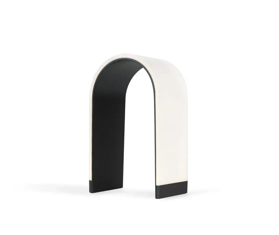 Mr. n LED Desk Lamp in Metallic Black