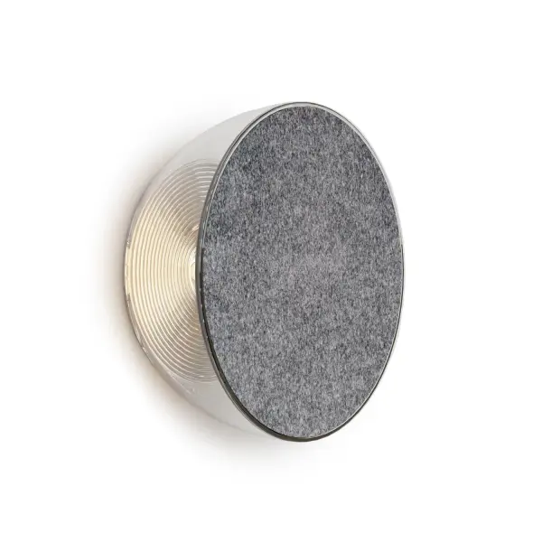 The Ramen LED Wall Sconce delivers gentle 360-degree ambient lighting through a distinctive felt cover. Its compact profile, wet-rated construction, and ADA compliance make it ideal for both residential and commercial applications.