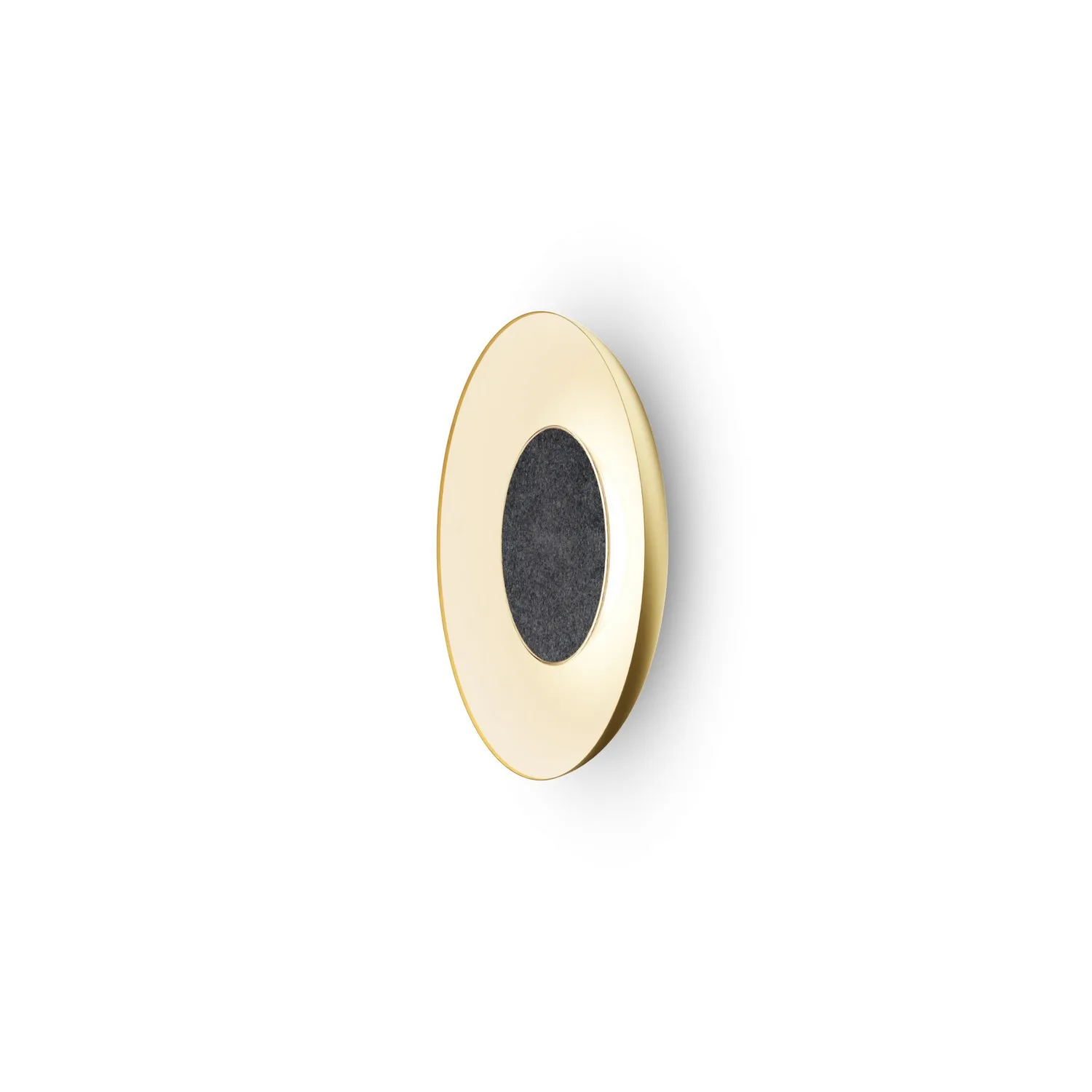 Ramen 18" LED Wall Sconce in Gold with Matte White