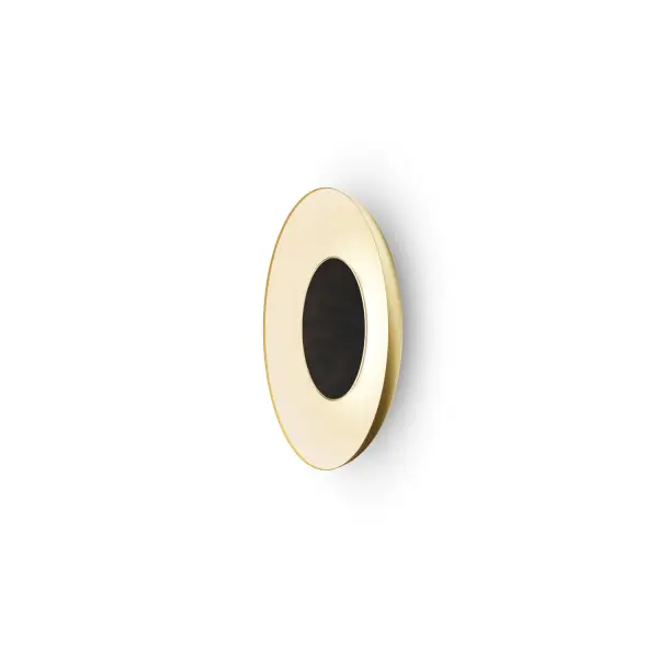 The Ramen LED sconce combines sleek contemporary design with exceptional versatility. Its 18-inch disc silhouette in gold and matte white delivers 1500 lumens of warm LED light, while wet-rated construction and ADA compliance make it ideal for bathrooms and commercial spaces.