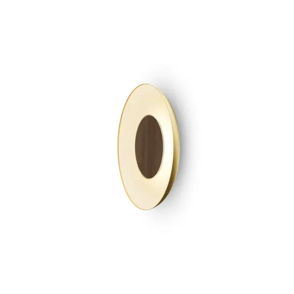 The Ramen LED Wall Sconce combines sleek contemporary design with exceptional versatility. Its 18-inch circular profile in gold with matte white finish delivers 1500 lumens of warm 3000K light, while wet-rated construction and ADA compliance make it suitable for virtually any space.
