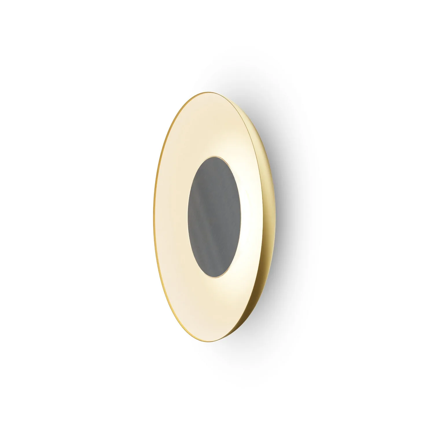 Ramen 24" LED Wall Sconce in Gold with Matte White