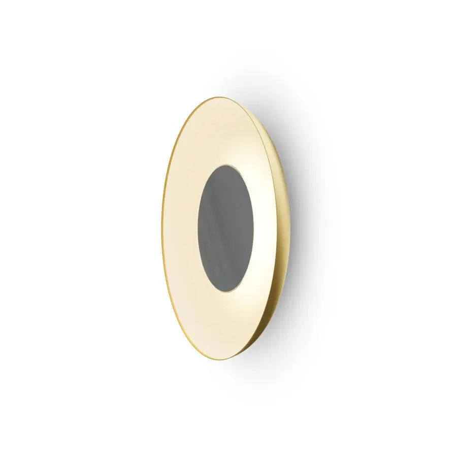 Ramen 24" LED Wall Sconce in Gold with Matte White