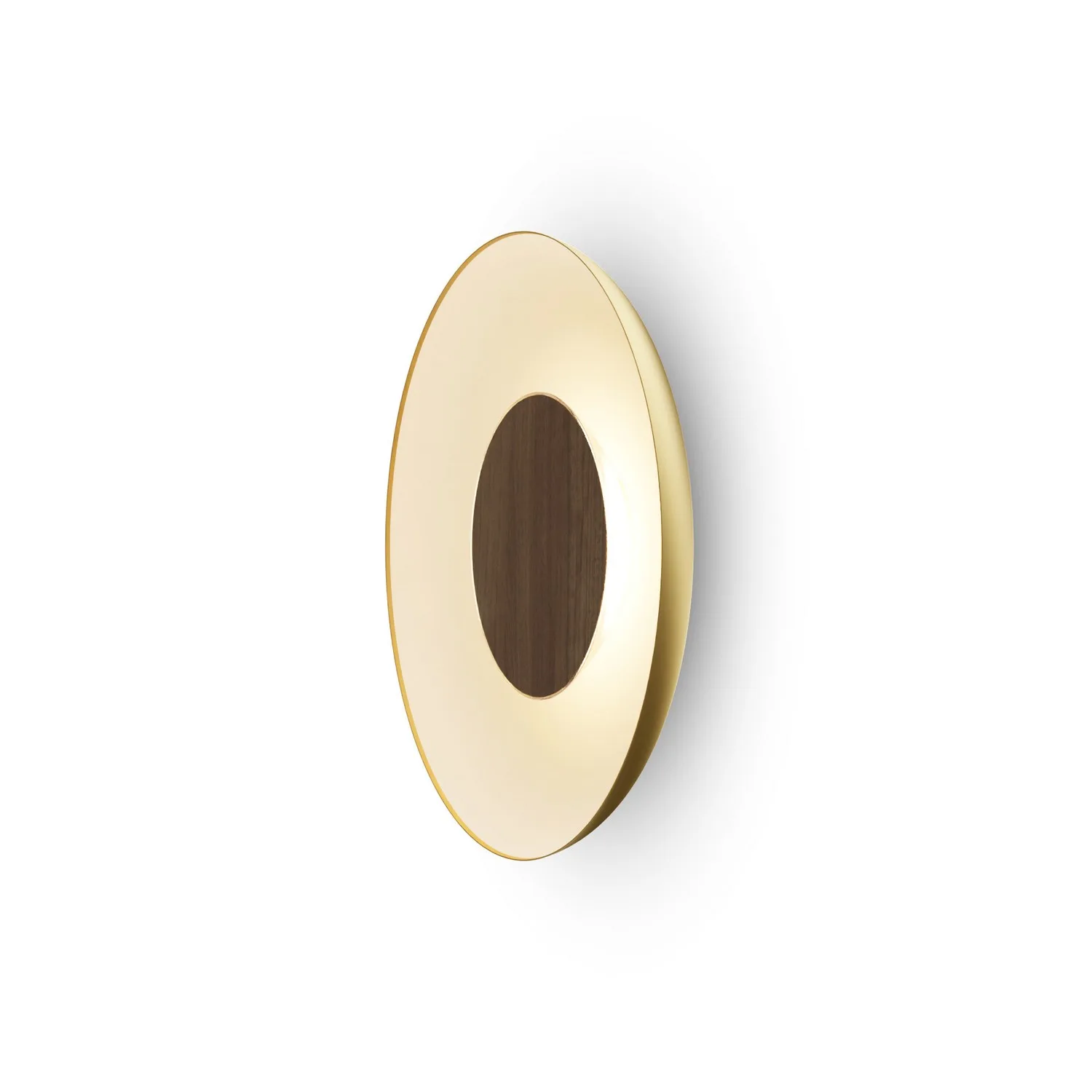 Ramen 24" LED Wall Sconce in Gold with Matte White