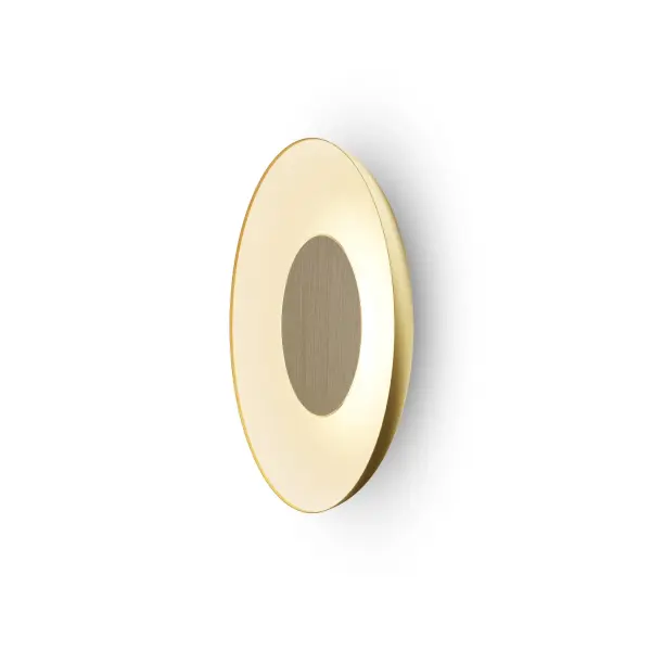 The Ramen LED sconce combines contemporary design with exceptional versatility. Its 24-inch circular profile and integrated LED technology deliver bright, energy-efficient illumination with a warm 3000K glow. The gold and matte white finish adds sophisticated contrast, while wet-rated certification and multiple mounting options make it adaptable to virtually any space.