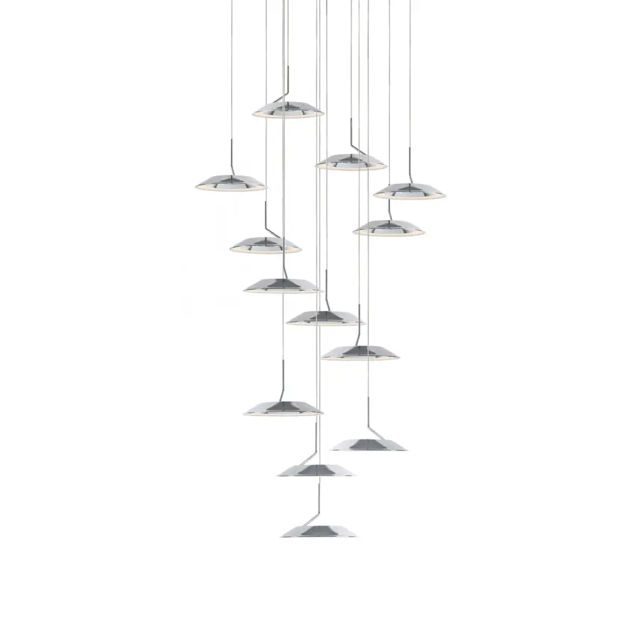 Royyo LED Pendant in Chrome