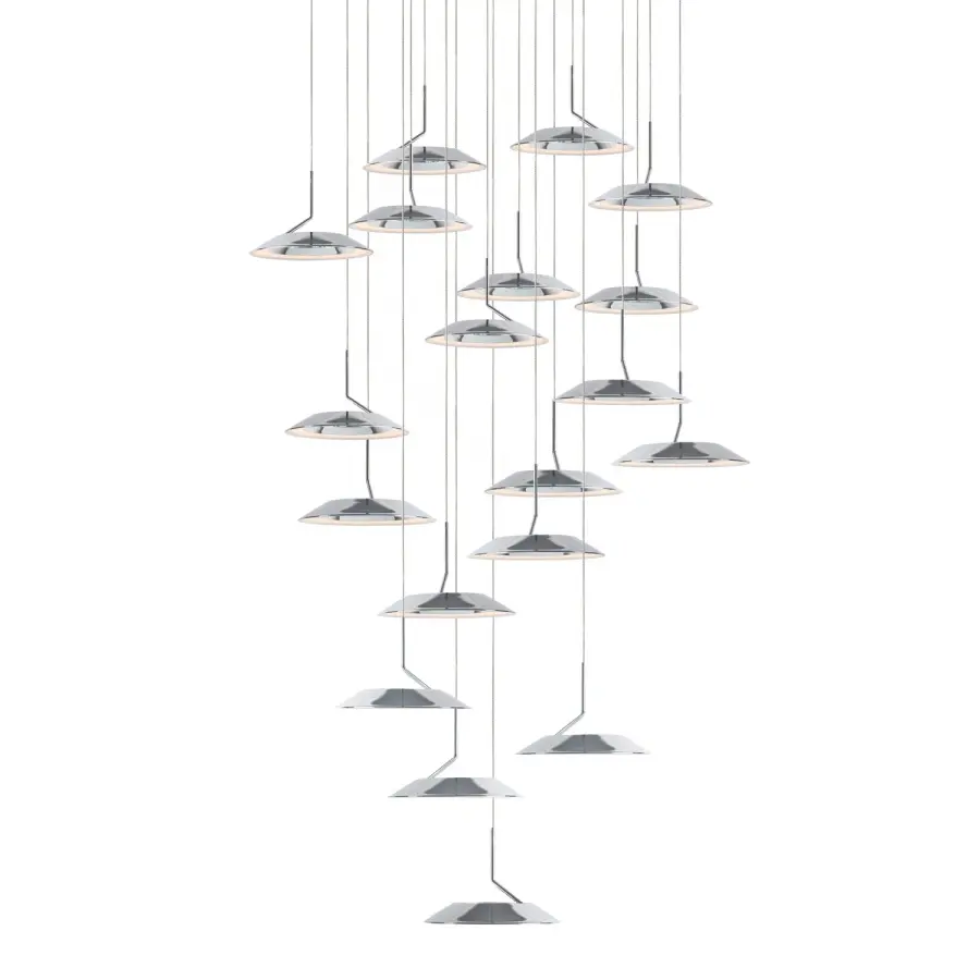 Royyo LED Pendant in Chrome